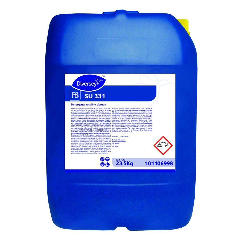 SU 331 23.5kg - Detergente alcalino clorado